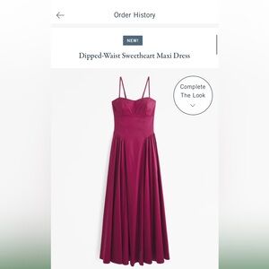 Abercrombie Dipped-Waist Dress